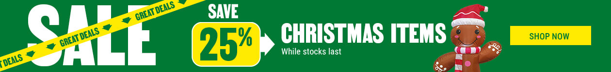 Sale on Christmas items - BMR