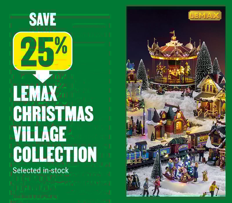 Save 25% on Lemax Christmas village collection - BMR