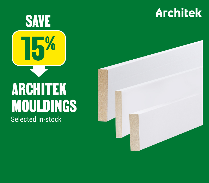 Save 15% on Architek Mouldings - BMR