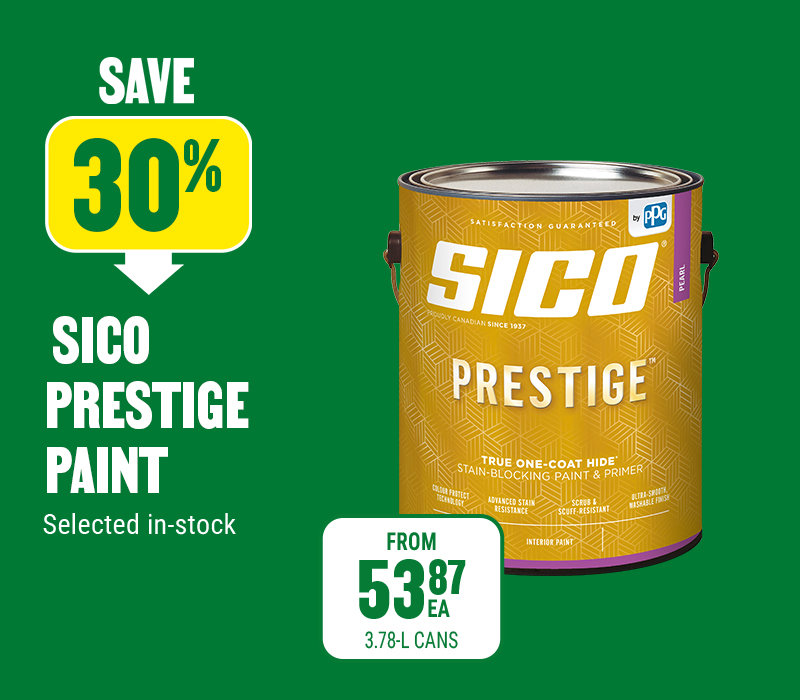 Save 30% on Sico Prestige Paint - BMR