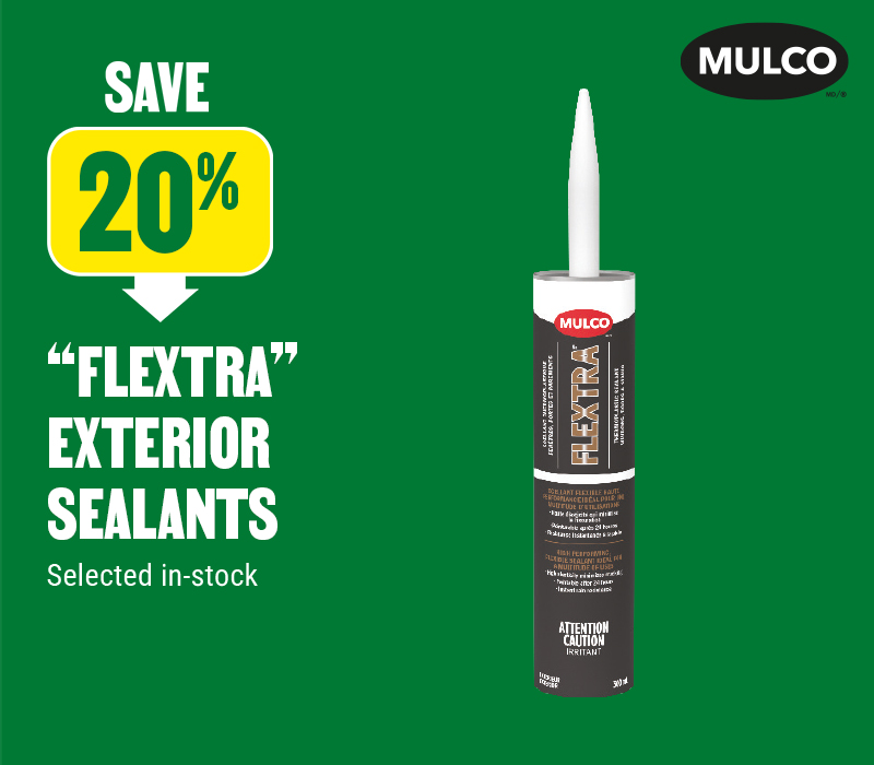 Save 20% on Flextra Exterior Sealants - BMR