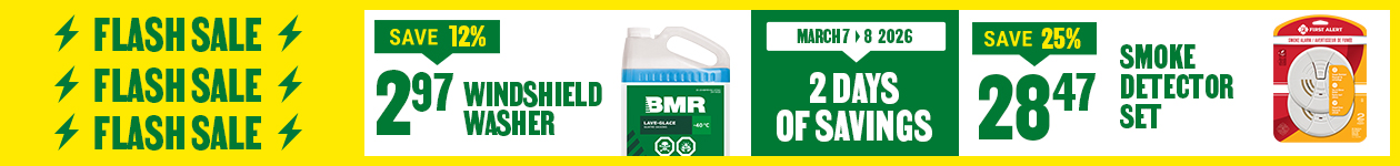 Flash Sale 7 and 8 March 2025 - BMR