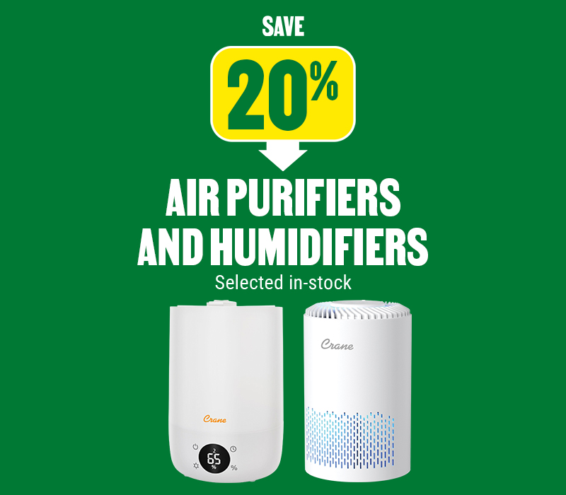 Save 20% on air purifiers and humidifiers