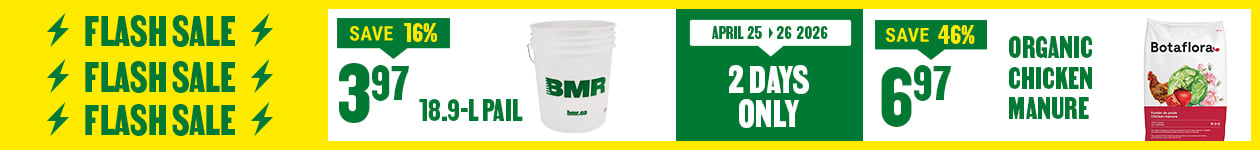 BMR Flash Sale | April 25 and 26, 2026