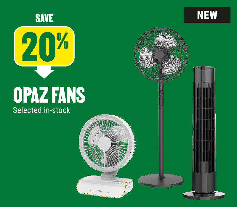 Save 20% on Fans