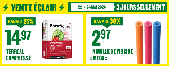 Vente éclair BMR | du 22 au 24 mai 2026
