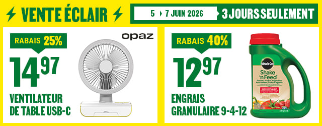 Vente éclair BMR | du 5 au 7 juin 2026