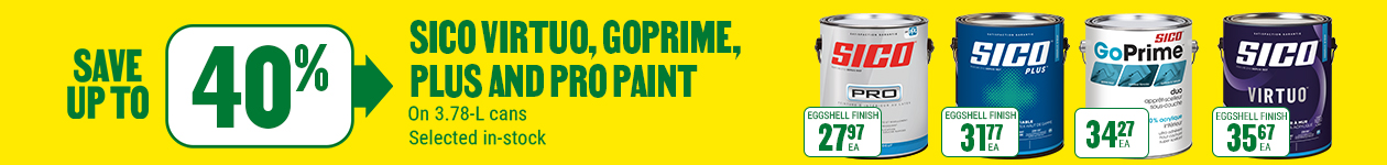 Save up to 40% on Sico paints