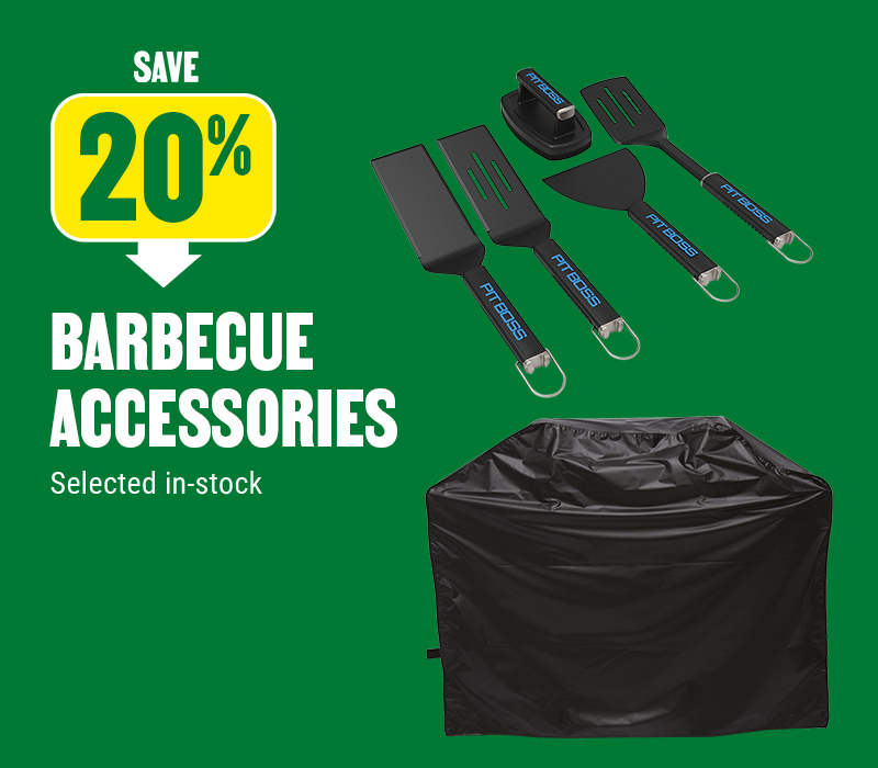 Save 20% on barbecue accessories