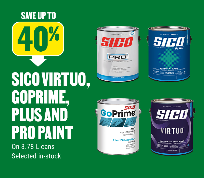 Save up to 40% on Sico paints