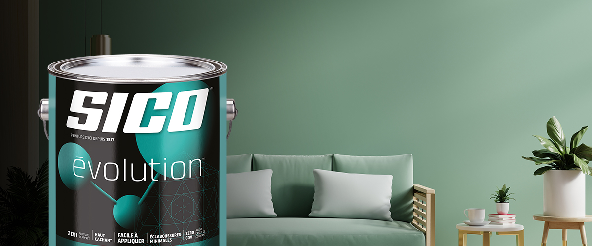 25% de rabais sur les peintures Sico Évolution