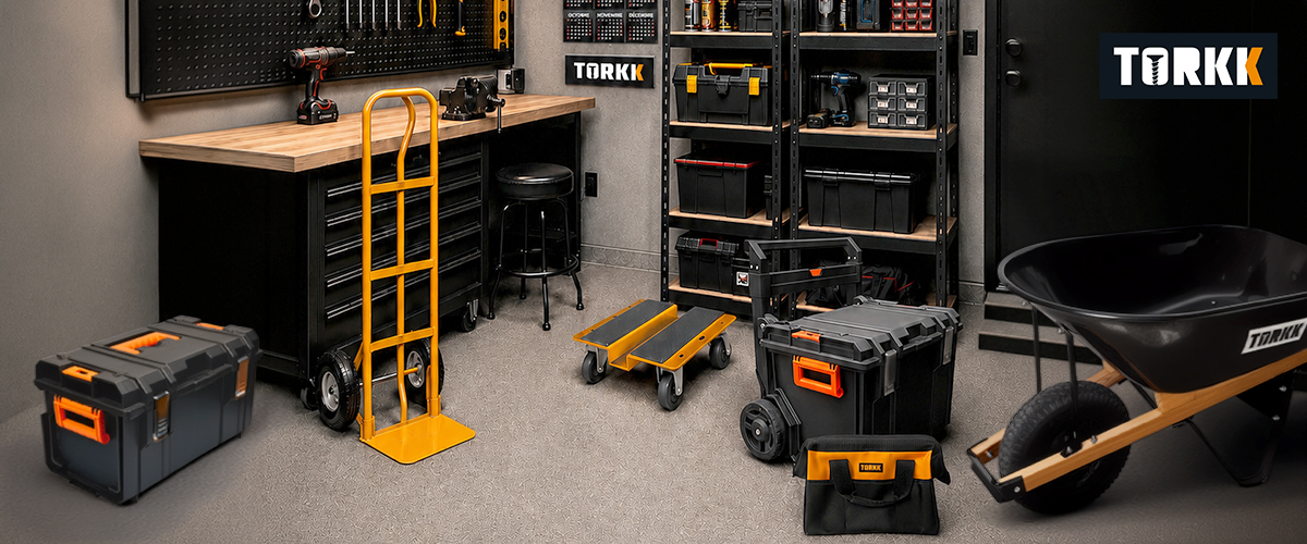 Plus de 200 outils et accessoires Torkk, pour un atelier qui fera des jaloux!