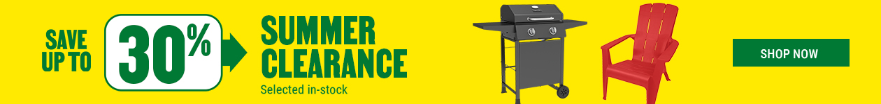 Save up to 30% on Summer clearance