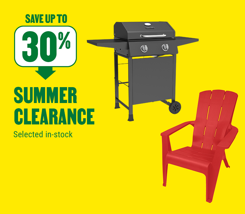 Save up to 30% on Summer clearance