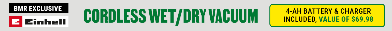 18V Cordless Wet/Dry Vacuum Starter Kit - 20 L