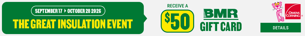 The great insulation event - receive a $50 gift card