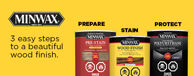 3 easy steps to a beautiful wood finish, shop Minwax paints