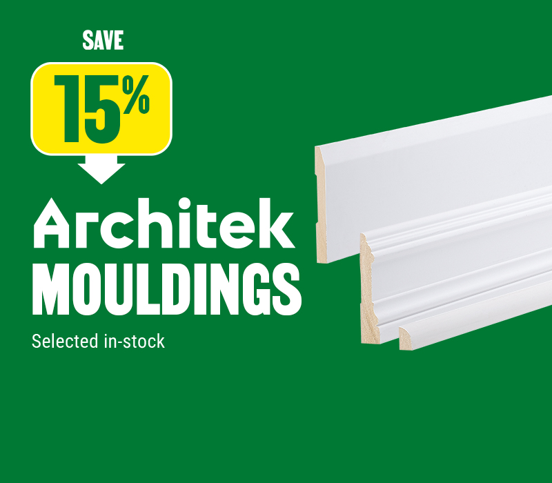 Save 15% on Architek mouldings