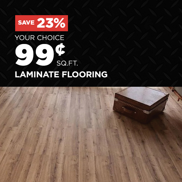 23% off selected Laminated Flooring (001-9730 & 001-9731)