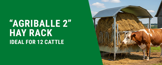 Agriballe 2 Hay Rack - ideal for 12 cattle