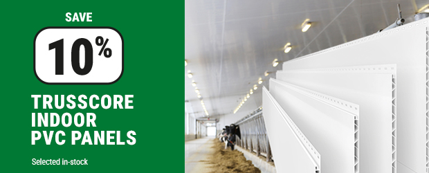 Save 10% on Trusscore indoor PVC panels