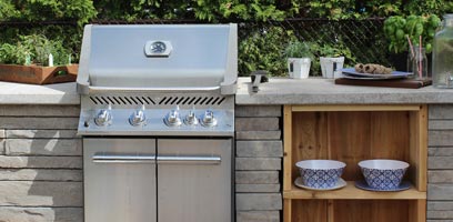 An outdoor kitchen that won't break the bank