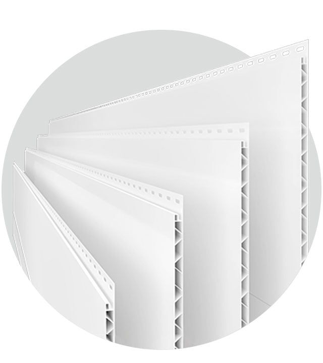 Panneau en PVC Trusscore Wall&CeilingBoard blanc