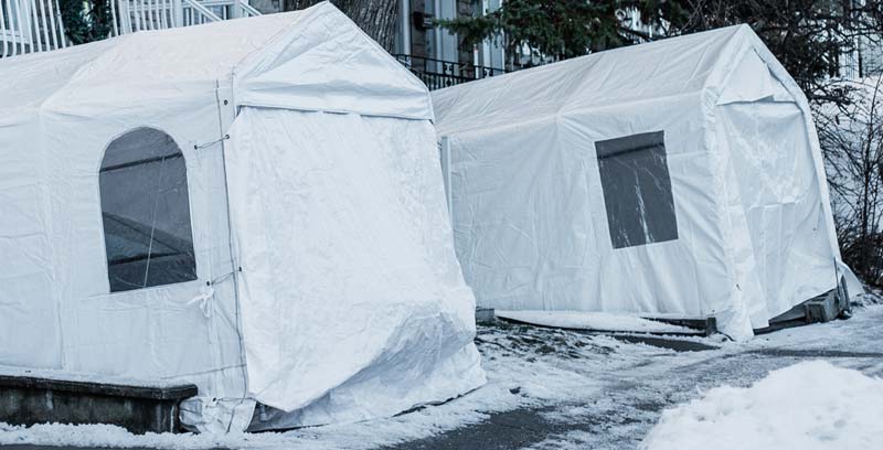 Winter and Car Shelters