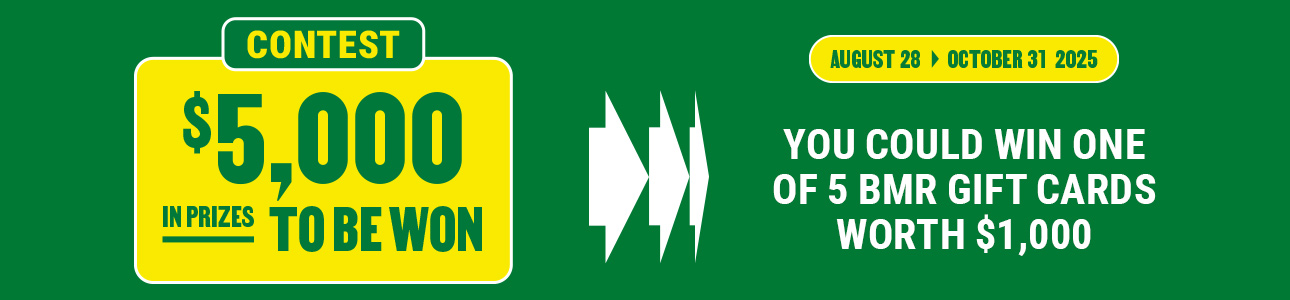 Contest: Sign up for the BMR newsletter for a chance to win one of five $1,000 prizes.