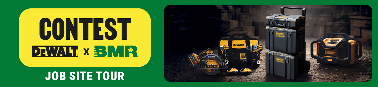Contest Dewalt X BMR - Job Site Tour