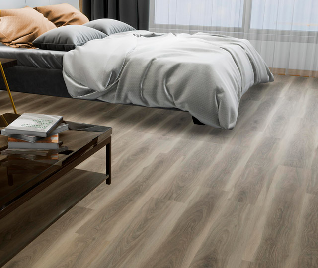 SPC flooring can be installed throughout the house