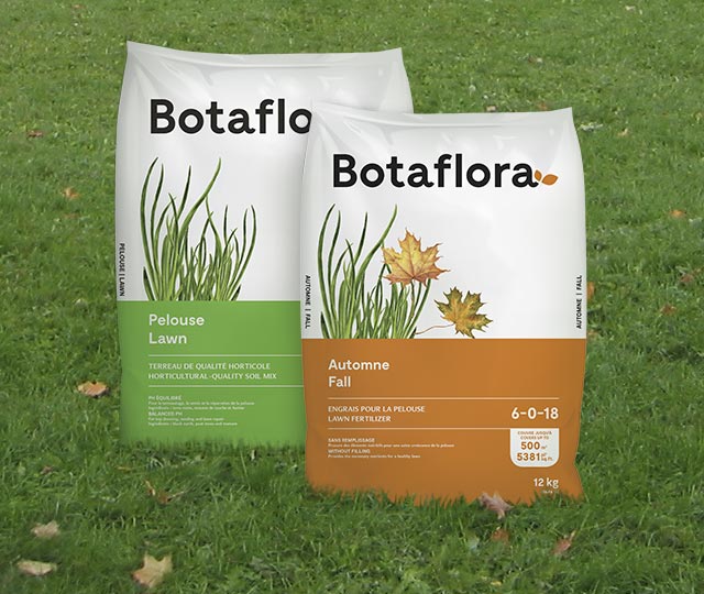Botaflora soil mix and Fall lawn fertilizer - BMR