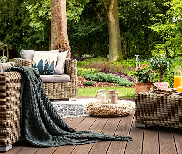 Bohemian style deck