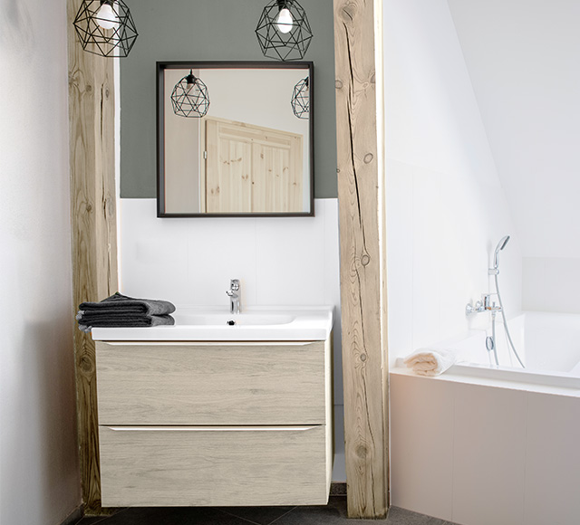 Idea: Creating a colour zoning in your bathroom
