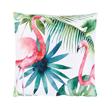 Flamingo Outdoor Cushion 17 x 17 inches