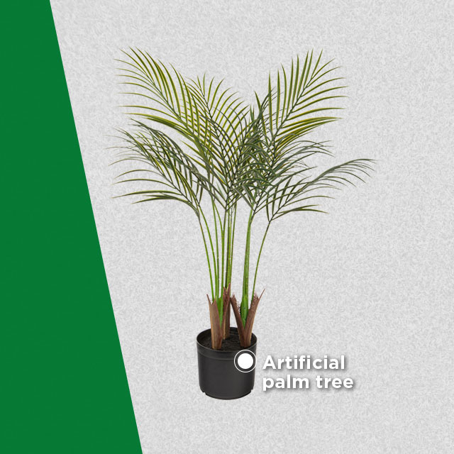 Artificial palm tree