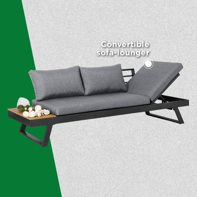 AERIS convertible outdoor sofa