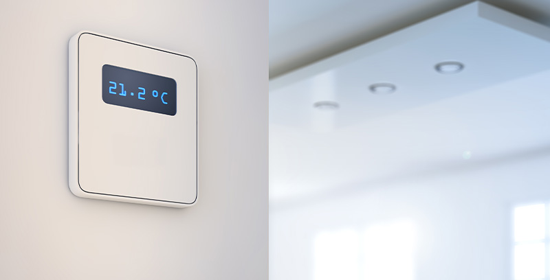Electronic thermostat device