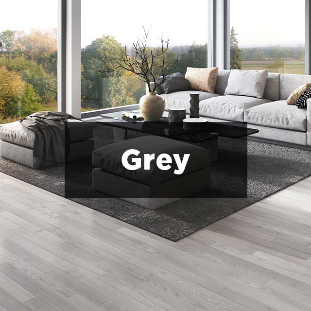 Grey wood floor