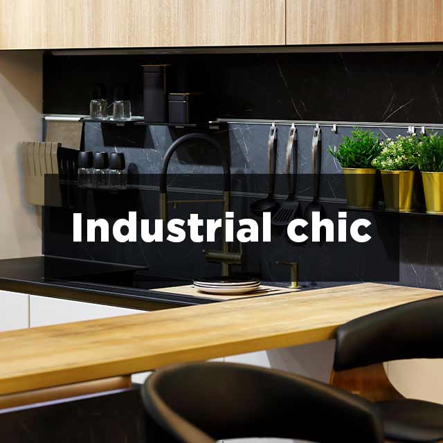 Industrial chic style kitchen 