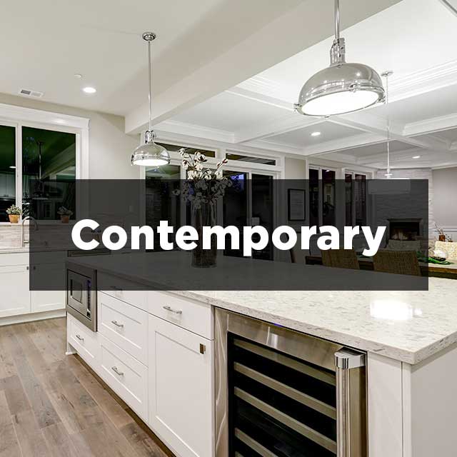 Contemporary style light fixtures