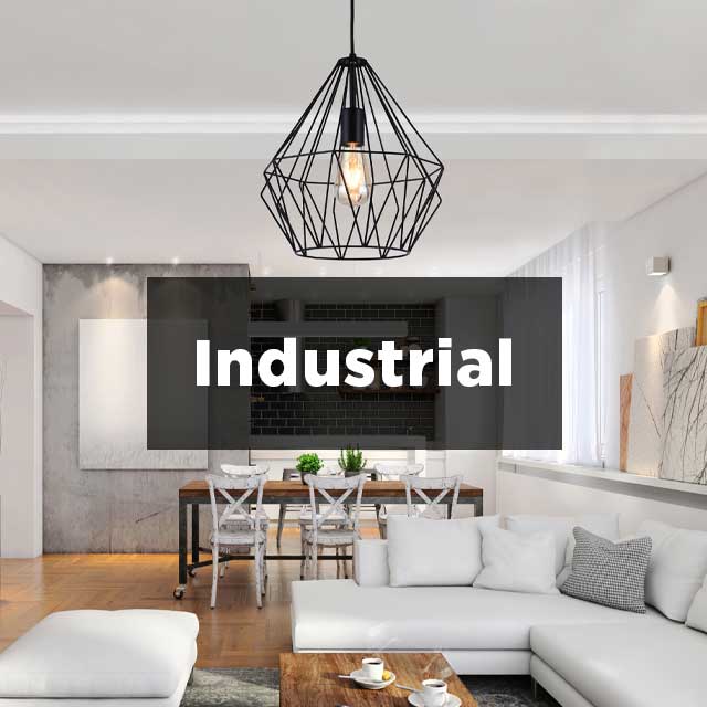Industial style light fixtures