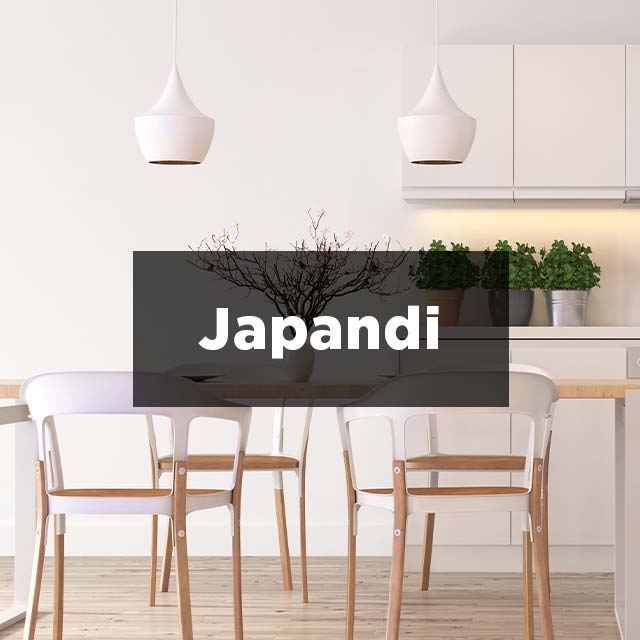 Japandi style light fixtures