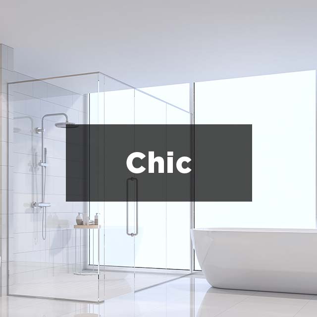 Chic style bathroom