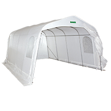 Abri d'auto sur fond blanc