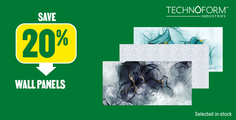 Save 20% on Wall panels
