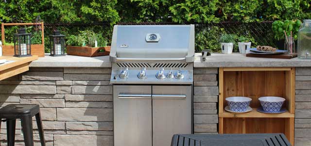 Outdoor kitchen at small prices