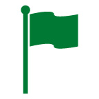 Green flag icon symbolizing the independence of BMR dealers